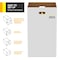 Gritt Commercial 40 Gallon Corrugated Cardboard Trash Can and Recycling Container, 10PK GRI520-40G-10 - alternate 5