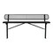 Leisure Craft Bench/Back, Ingroud Mount, 8ft., Black B8WBIG-BLACK - alternate 1