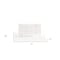 Homeroots 51" White Manufactured Wood Six Drawer Double Dresser 473095 - alternate 3
