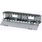 Panduit HORIZONTAL CABLE MANAGER, FRONT ONLY 3" X 3" SNAP-ON, REAR COVER 2U ROHS NCMHF2 - alternate 1