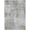 Homeroots 10' X 14' Olive Green And Gray Abstract Washable Indoor Outdoor Area Rug 587883 - alternate 7