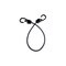 Keeper Ultra Series Bungee Cord, 32 in L, Rubber, Gray, Hook End 6077 - alternate 5