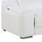 Homeroots 129" White Italian Leather Reclining USB Sofa 632869 - alternate 2