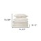 Homeroots Ivory Queen Cotton Blend 650 Thread Count Washable Duvet Cover Set 528367 - alternate 6