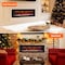 Edendirect 62.26-in W Black Wall mount LED Flat wall Electric Fireplace with Remote Control Included ZR-BI60 - alternate 7