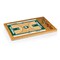 Picnic Time Family Of Brands NCAA Michigan State Spartans Basketball Court Icon Glass Top Cutting Board & Knife Set 910-00-505-355-0 - alternate 2