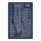 Homeroots 24" x 16" Indigo and White Aerial New York Map Canvas Wall Art 399004 - alternate 1