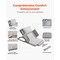 Vevor Electric Lifting Backrest 300 lbs 4-68 deg Adjustable with Guardrail & Pouch D603-75F - alternate 7