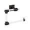 Amerock Glacio Clear/Oil-Rubbed Bronze Contemporary 5-7/16 in 138 mm Length Towel Ring BH36062CORB - alternate 1
