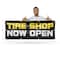 Signmission Tire Shop Now Open, 36 Inch x 96 Inch, Vinyl Banner B-96-30892 - alternate 3
