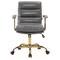 Leisuremod Regina Modern Executive Leather Office Chair, Titanium Grey RO19GRL - alternate 7