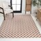 Jonathan Y Aimee Traditional Cottage Checkerboard Salmon/Cream 3 ft. x 5 ft. Indoor/Outdoor Area Rug TSN204A-3 - alternate 5