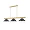 Z-Lite Vanguard Rubbed Brass 3 Light Billiard 3050-3RB-MB15 - alternate 1