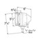 Grote Snow Plow Light - With Turn Signal and Parking Lights; 65 Watt Driving Light With H6546 Bulb/ 45 Wat 64261-4 - alternate 3