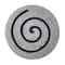 Homeroots 28" X 28" X 2" Gray Round Modern Spiral Wall Art 274933 - alternate 1