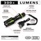 Performance Tool 300+LM Firepoint X Flashlight, Li-Ion, Adjustable Beam, Tactical Aluminum W2663 - alternate 4