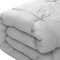 Homeroots Gray King Polyester 140 Thread Count Washable Down Comforter Set 528917 - alternate 8