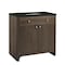 James Martin Vanities Gracyn 36" Single Vanity, Sable, w/ 3 CM Phantome Eclos Widespread Top D125-V36-SBL-WPHT - alternate 5