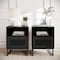 Flash Furniture Square 17 in W, 19 in L, Black 2-EV-ST4043-ZZ-BLK-GG - alternate 6