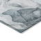 Homeroots 3' X 5' Teal Abstract Washable Non Skid Indoor Outdoor Area Rug 559535 - alternate 5
