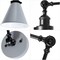 Jonathan Y Rover 7" Classic Industrial Metal Adjustable Arm LED Wall Sconce, Gray/Black, 2PK JYL7462H-SET2 - alternate 7