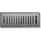 Sierra Grates 2 in. H X 10 in. W Powder Coat Steel, Granite Grey Floor Register CTP210-GRY - alternate 1