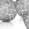 Homeroots Set of Three Silver Wire 4" Decorative Orbs, 3PK 354589 - alternate 3