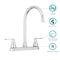 Dura Faucet Used For Kitchen Single Piece 8 Deck Mount 12 JSpout Chrome Polished Plastic Body DF-PK330HLH-CP - alternate 4