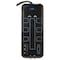 Powerzone Outlet Strip, Surge, 12 Outlet(s) Black OR504142 - alternate 1