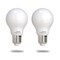 Bulbrite Solana 40-Watt Equivalent 90 CRI A19 Smart WIFI Connected LED Light Bulb, Milky, 2PK 861709 - alternate 1