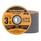 Powertec 3in Cut Off Wheels 50PK, 1/16in Thick with 3/8in Arbor, for Angle Grinder - 60 Grit, 50PK 14017 - alternate 1
