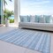 Homeroots 5' X 8' Blue And Denim Blue Southwestern Washable Indoor Outdoor Area Rug 587519 - alternate 7
