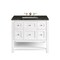 James Martin Vanities Breckenridge 36" Single Vanity, Bright White, w/ 3 CM Phantome Eclos Top 330-V36-BW-3PHT - alternate 1