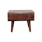 Homeroots 26in Brown Solid Wood Enclosed and Open Storage TV Stand 727851 - alternate 7