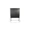 Homeroots 48in Dark Gray Solid Wood and Metal Holey Two Door Accent Chest 489028 - alternate 5