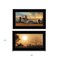 Homeroots Set Of Two Light of a New Day 3 Black Framed Print Wall Art, 2PK 407242 - alternate 3