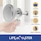 Lifemaster 1-1/4in Brushed Nickel Cabinet Knobs, Rust-Proof Zinc Alloy, Adjustable Screws, 20PK LMKNBNICK20 - alternate 6