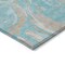 Homeroots 3' X 5' Teal Blue Aqua And Taupe Geometric Washable Indoor Outdoor Area Rug 589434 - alternate 8