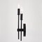 Vaxcel Warwick 2 Light Matte Black Contemporary Candelabra Wall Sconce W0493 - alternate 3