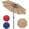 Simple Deluxe 10' Patio Umbrella Outdoor Table Market Yard Umbrella with Easy Push Button Tilt/Crank, Table Compa LGBRLA10TAN - alternate 1