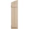 Ekena Millwork Sandblasted 2 Board Joined Board-n-Batten w/Elliptical Top Faux Wood Shutters, 11W x 76H, PR SHUBJL11X76SDPR - alternate 6