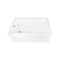 Kingston Brass 60-Inch Acrylic Rectangular 3-Wall Alcove Tub Combo with Waste and Overflow Drain, Left Hand Drain CVTAP603622L7 - alternate 1