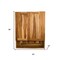 Homeroots 24in Brown Solid Wood Frame Wall Mounted Accent Cabinet 383585 - alternate 4