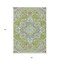 Homeroots 5' X 8' Green Ivory And Brown Oriental Washable Indoor Outdoor Area Rug 600151 - alternate 7