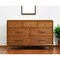 Homeroots 56" Brown Solid Wood Seven Drawer Double Dresser 524140 - alternate 10