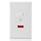 Leviton Wall Switch, 1/2 hp, Toggle, 15 A, White 5226-W - alternate 3