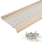 Waterlock Micromesh 6" Half Round Aluminum/SS Gutter Guard, Eggshell, 25ft WM-6HR-025-EGG - alternate 1