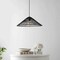 Jonathan Y Connie 20.25" 1-Light Farmhouse Coastal Rattan 180" Cord Plug-In or Hardwired LED Pendant, Black JYL1407B - alternate 11