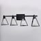 Vaxcel Ravenna 4 Light Matte Black Bathroom Vanity Fixture Metal Cage Shade, LED Compatible W0446 - alternate 8