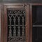 Homeroots 84in Brown Solid Wood Cabinet Enclosed Storage Distressed TV Stand 489546 - alternate 5